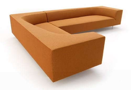 mod orange sectional