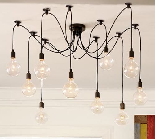 Edison Bare Ball Chandelier by Pottery Barn
