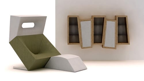 Optical Illusion: The Gravity Living Room Collection by Dizajno