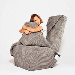 Winter Warmth: The Blanket Chair by Aga Brzostek