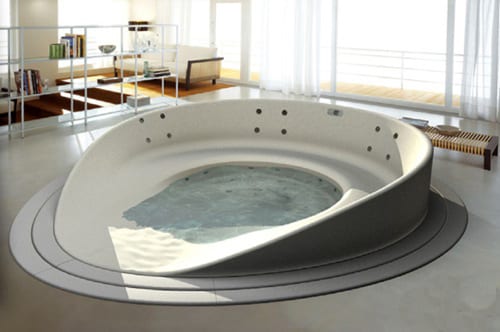 Take a Dip: HeyTeam’s Futuristic Sunken Tub