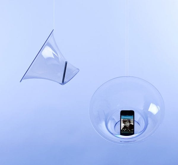 glass smartphone speaker