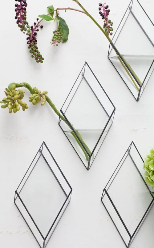 Leave ‘Em Hanging: Unique Wall Mounted Vases from 1012 Terra