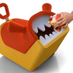 toy box with teeth