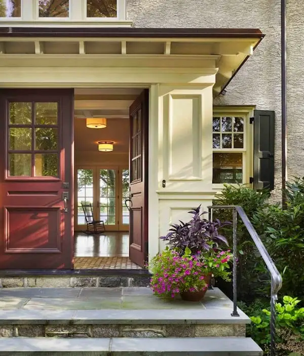 How To Add Spring Color To Your Front Entry