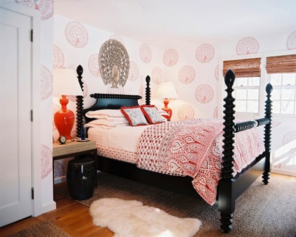 guest bedroom spring wallpaper