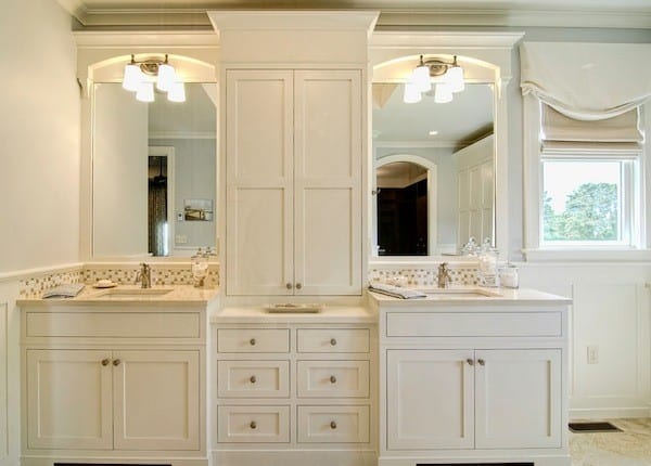 bathroom storage cabinetry