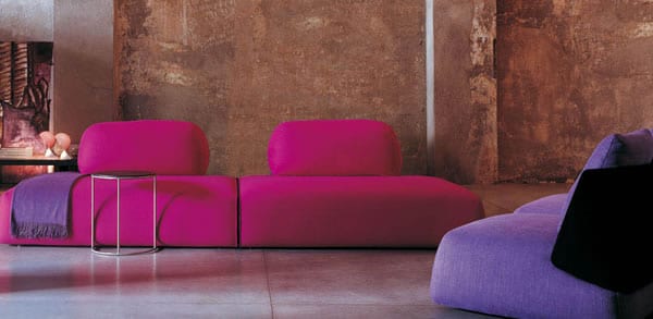 pink sectional