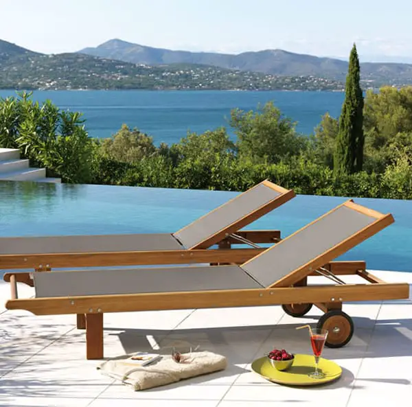 Relaxing Patio Addition: Biarritz Sunbed by Roland Vlaemync