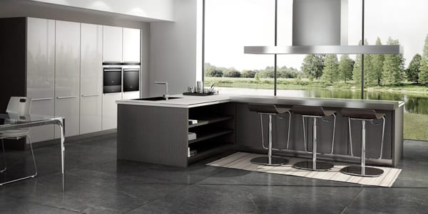 Giving the Cook Contemporary Style: The Alpha 2 Kitchen