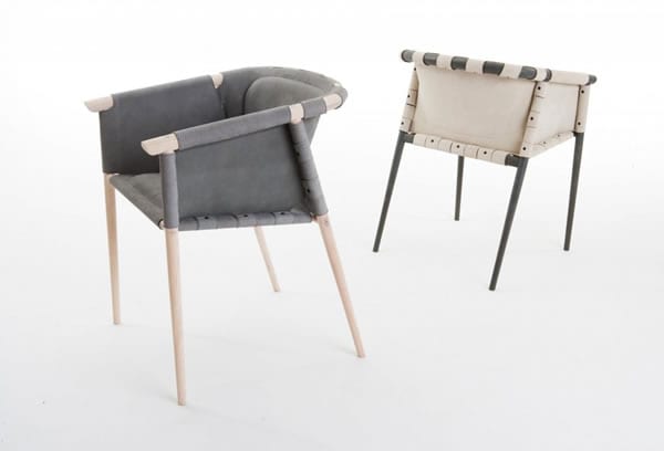 Modern Industrial Meets Retro Glamour: Cargo Chair