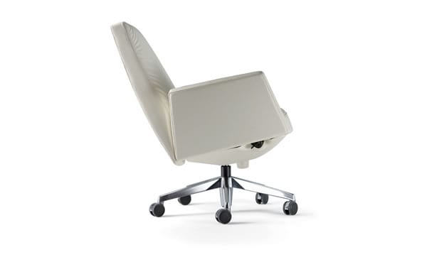 white leather office seating solutions