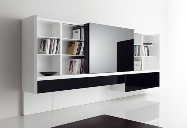 Sophisticated Storage Idea: Newind Wall Unit by Acerbis