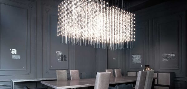 Adding Shimmer to your Interiors: Q3 Chandelier by Baxter