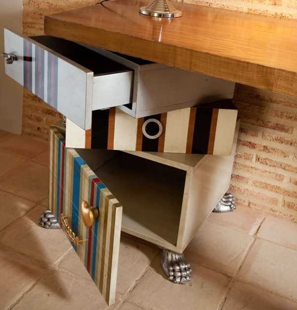 Creative Office Idea: Tetris Desk by Lola Glamour