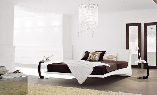 suspended bed