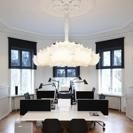 Contemporary Meets Antique in The Zeppelin Chandelier