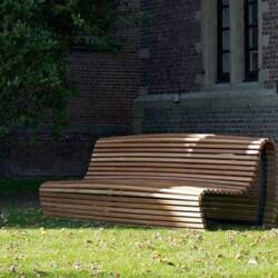 Outdoor Relaxing Style: Titikaka Bench by B&B Italia