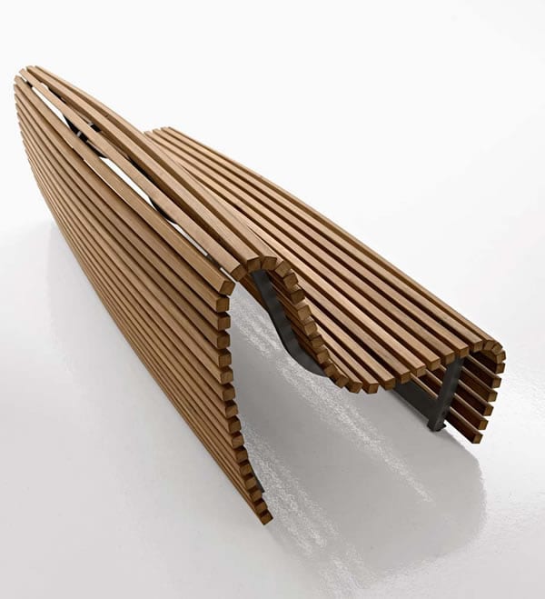 beautifully designed bench