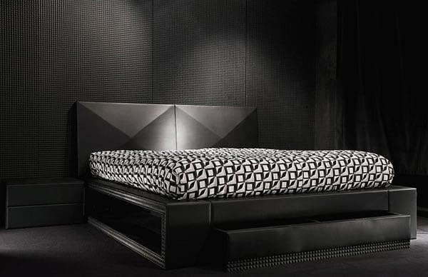 Minimalist Elegance: Piramide Bed by Versace Home