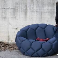 Pillow Comfortable: The Quilt Sofa and Armchair by Ronan & Erwan