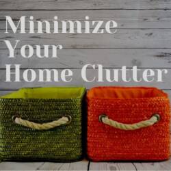 Minimize Your Home Clutter