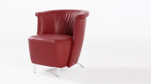 small leather chair