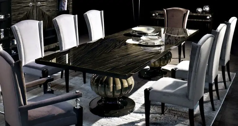 high gloss luxury table by Capital Collection
