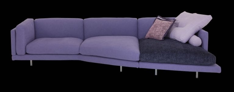 purple Galaxy 6 corner sofa
