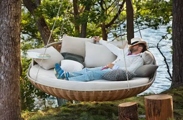 Swingrest Hanging Lounger by Dedon