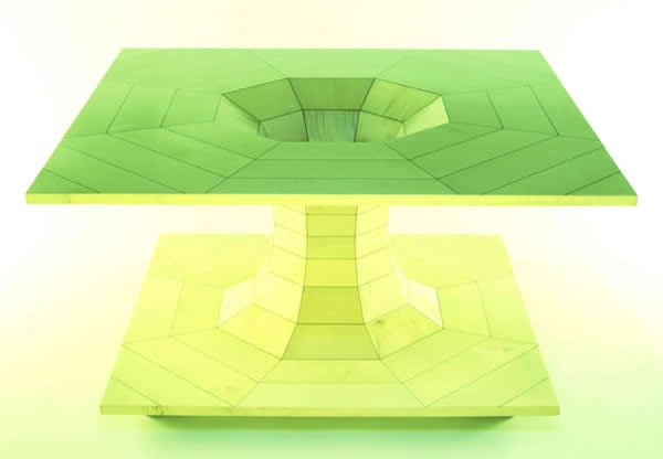 contemporary lime table design