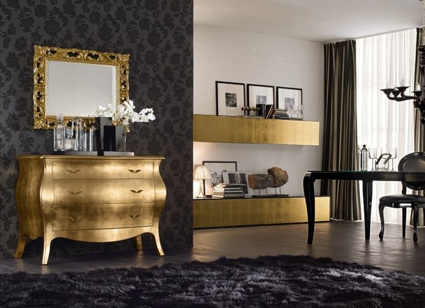 luxury armoire Italian furniture
