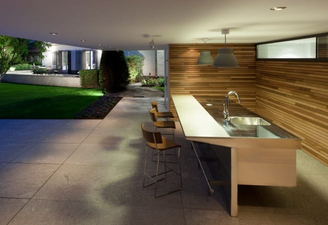 outdoor contemporary kitchen design