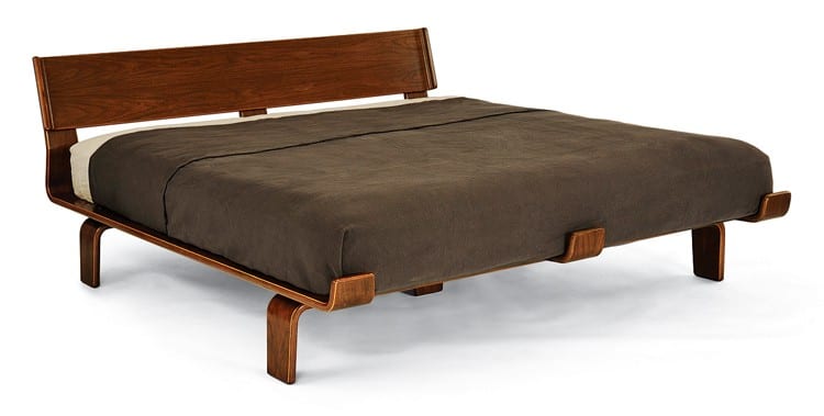 Maple and Walnut bed design
