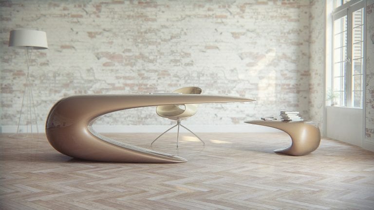 fiberglass luxury desk design
