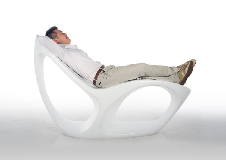 Sculptural Comfort: Odyssey Lounge Chair by Alvin Huang