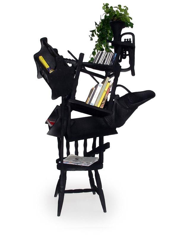 “Hey, Chair, Be a Bookshelf!” by Marten Baas: Green Storage