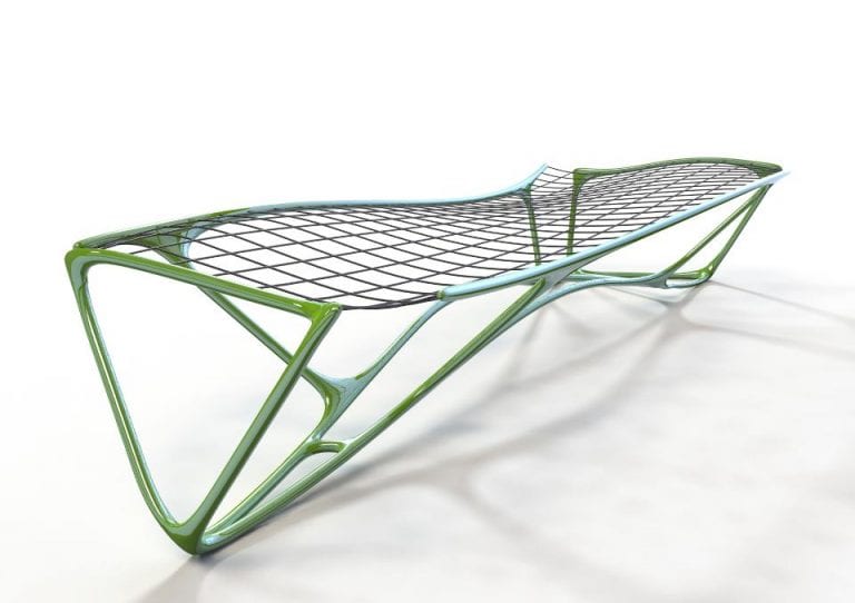 Weave Bench by Peter Donders