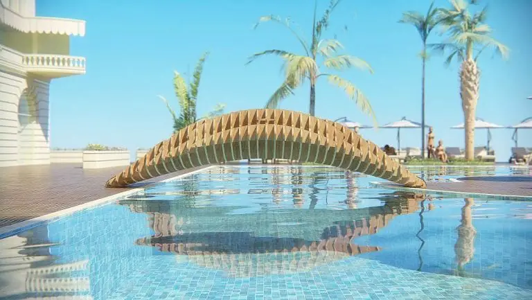 Innovative Architecture: Roddnaia V2 Bridge for Pools