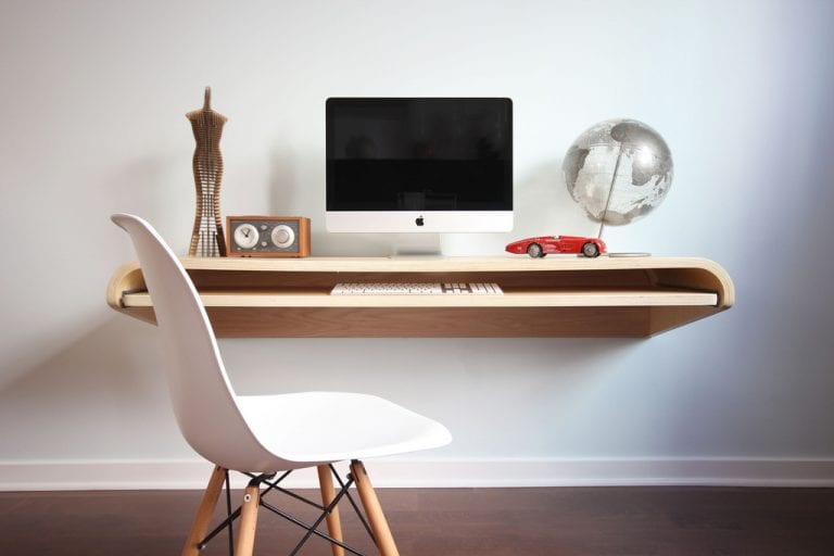 Minimalist Wall Desk by Orange 22