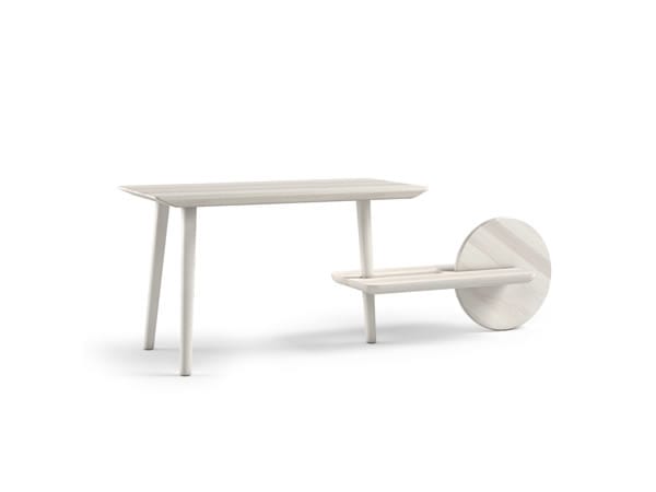 white unusual table design