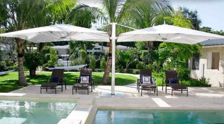 Luxurious Indulgence: Dual Cantilever Parasol by Tucci