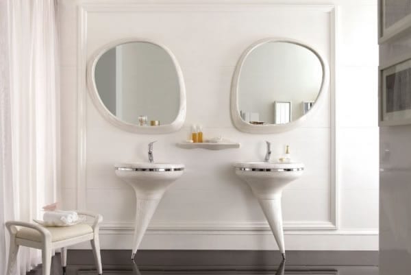 Ultramodern Style: Isabella Pedestal Vanity Set by Dezign Market