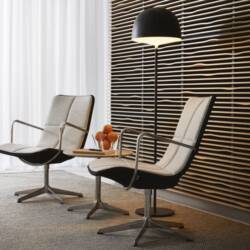 Contemporary Creations: Kite Low Swivel Chair by Swedese