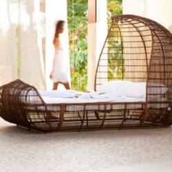 Exotic contemporary bed design
