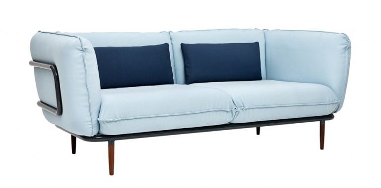 contemporary sky-blue sofa ideas
