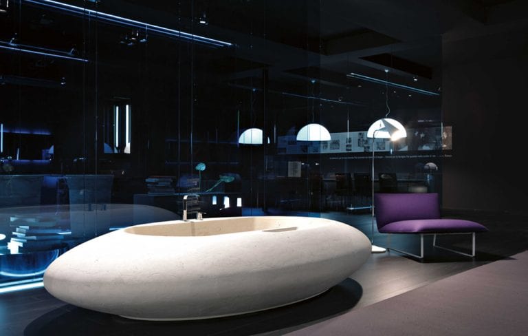 The Freestanding Arca Bathtub by Antonio Lupi