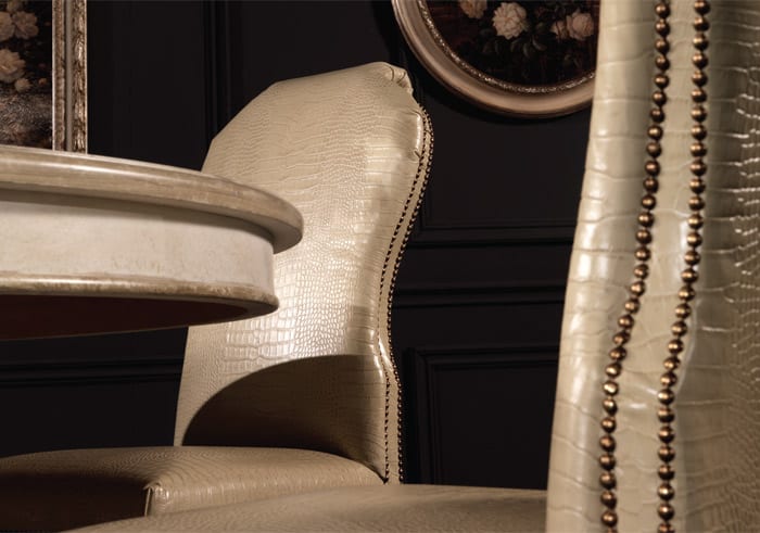 crocodile leather Ginger chairs collection