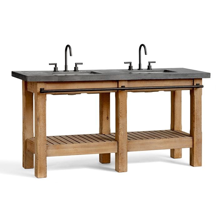 Abbott Double Sink Console by Pottery Barn