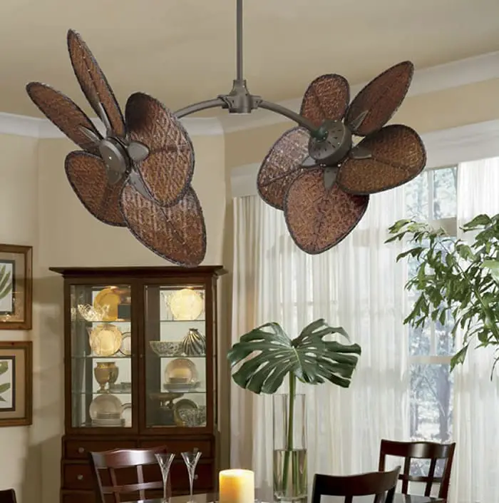 Caruso-Antique-Brass-Dual-Ceiling-Fan